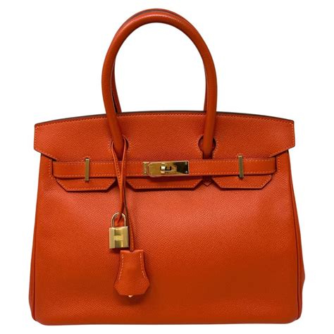 hermes orange poppy bags.